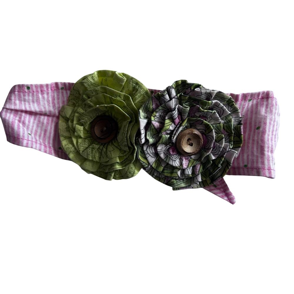 Giggle Moon Adjustable Floral Hair Tie Wrap - Youth